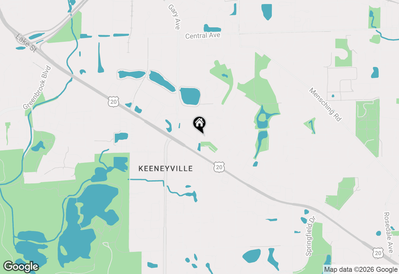 Map of 575 Bobby Ann Court #575, Roselle, IL 60172