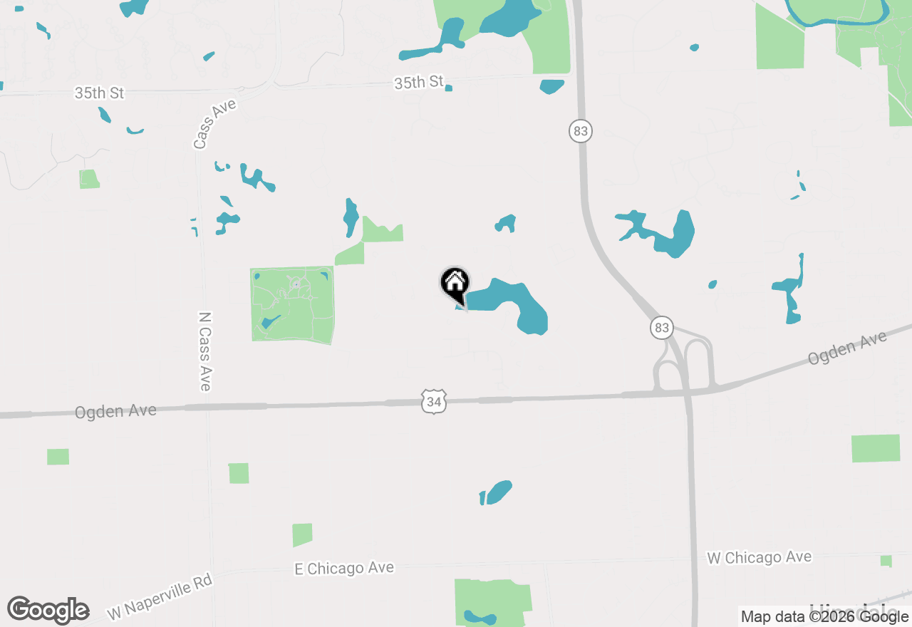 Map of 757 Oakwood Drive, Westmont, IL 60559