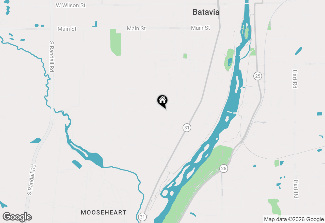 Map of 738 Bernadette Lane, Batavia, IL 60510
