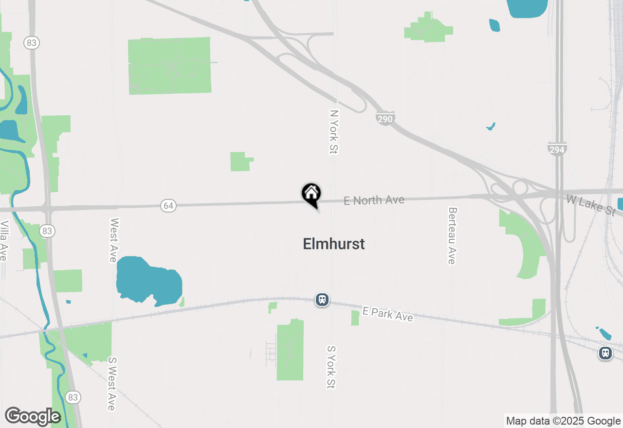 Map of 256 Addison Avenue N, Elmhurst, IL 60126