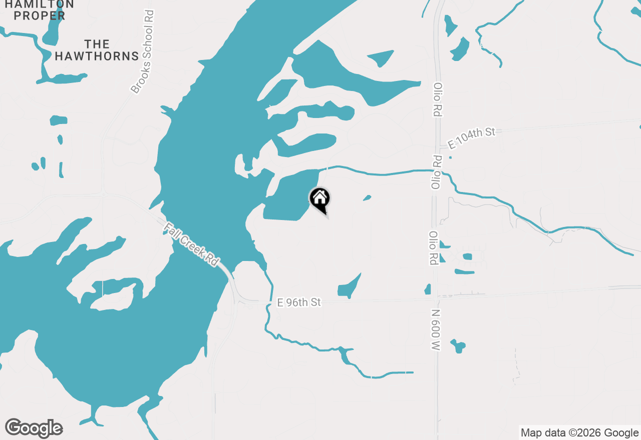 Map of 9986 Springstone Road, Fishers, IN 46055