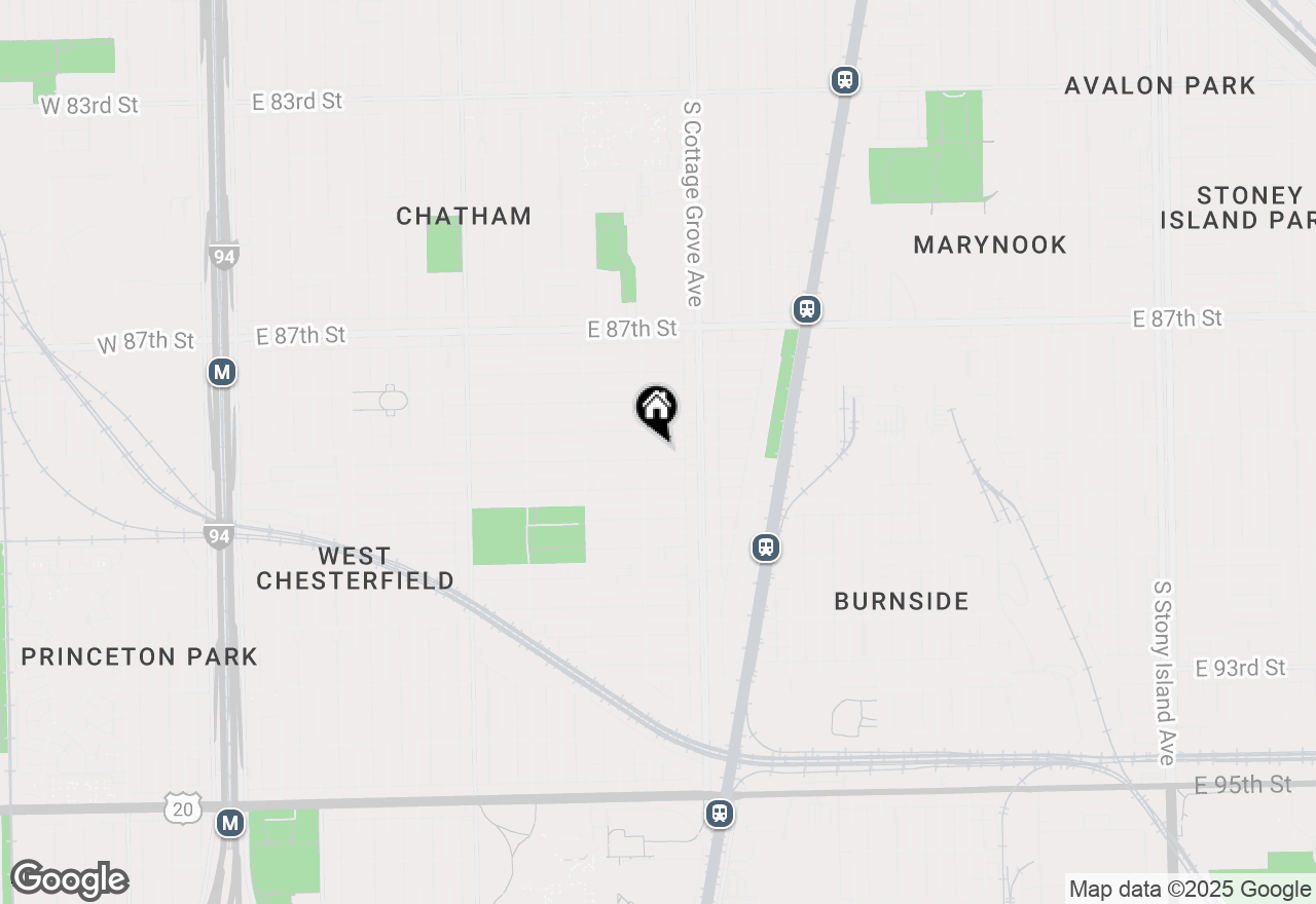 Map of 713 E 89th Street, Chicago, IL 60619