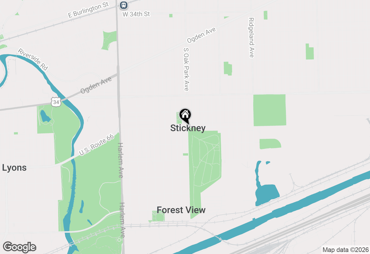 Map of 4044 Oak Park Avenue, Stickney, IL 60402
