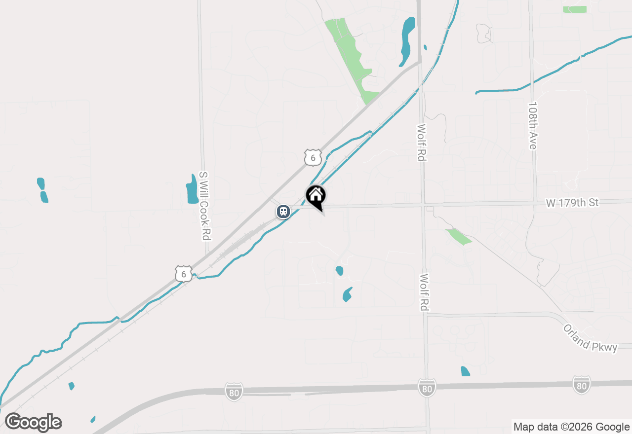 Map of 11555 Settlers Pond Way #1A, Orland Park, IL 60467