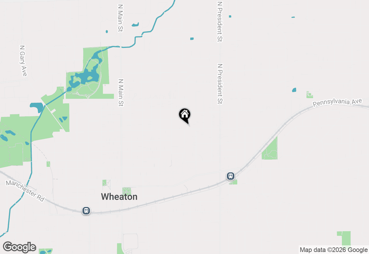 Map of 904 Santa Rosa Avenue, Wheaton, IL 60187