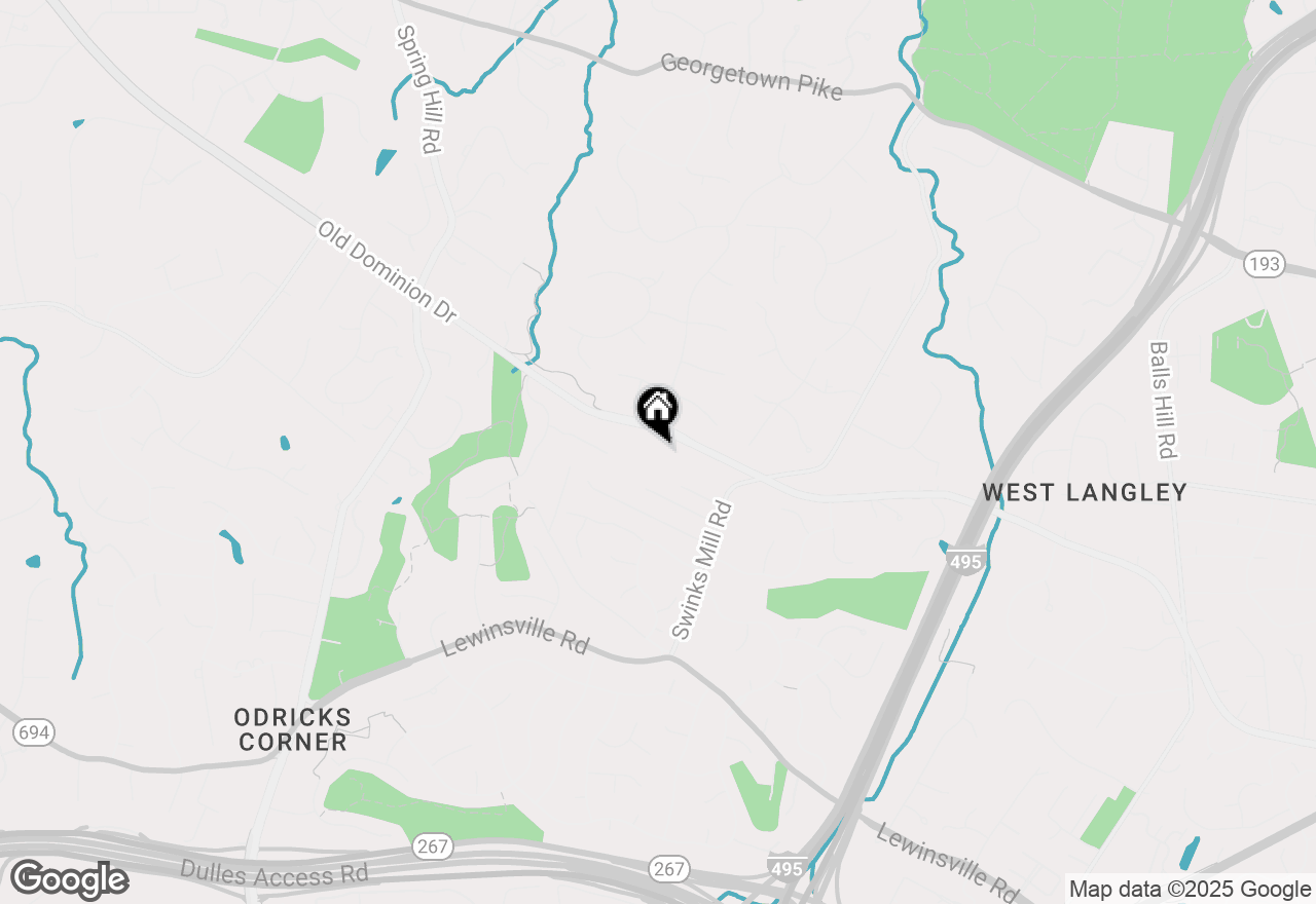 Map of 7829 Old Dominion Drive, Mclean, VA 22102