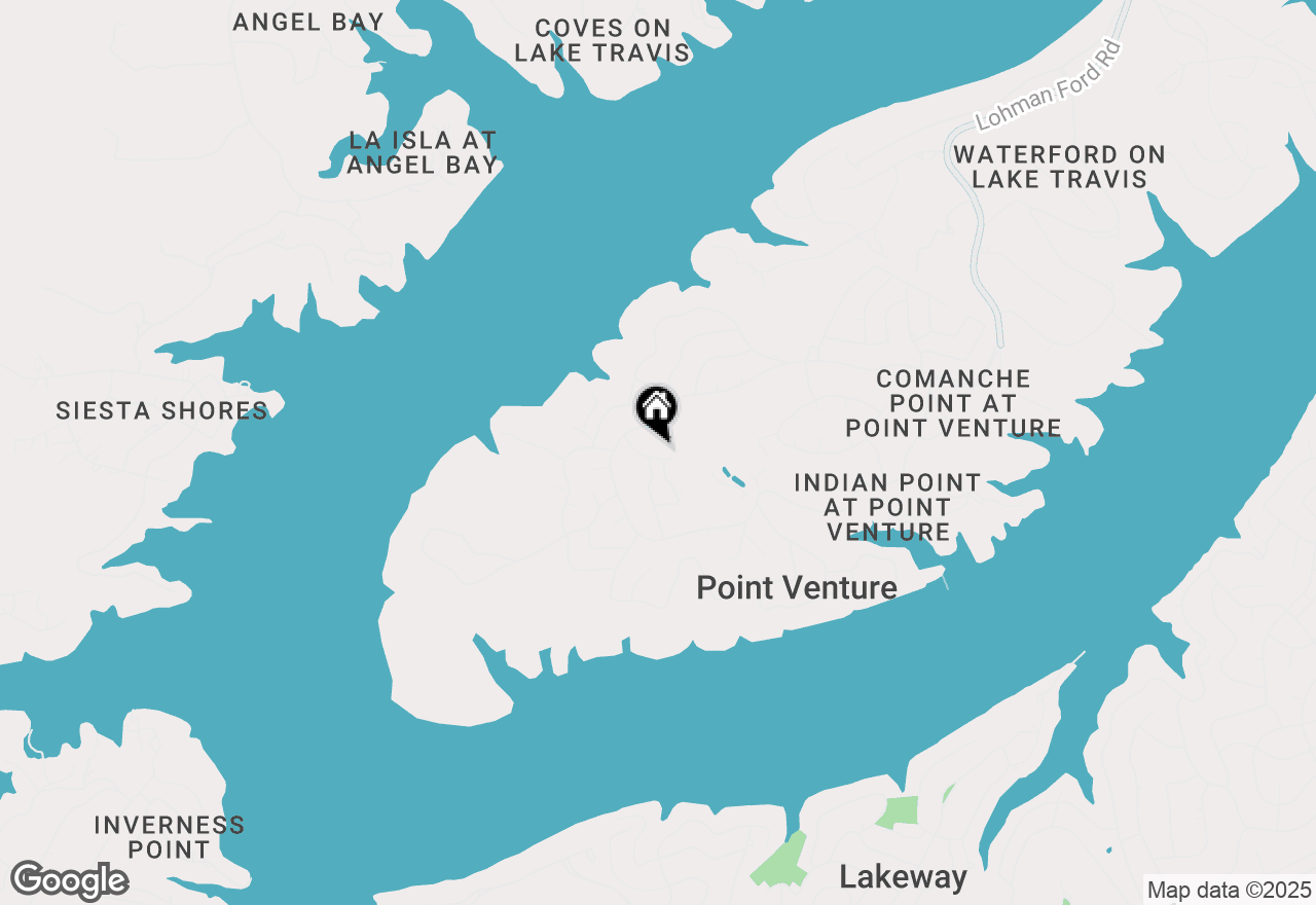 Map of 18900 Nicklaus Dr, Lago Vista, TX 78645