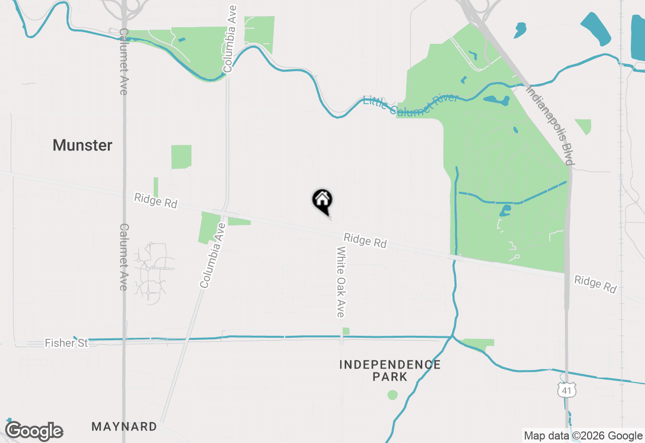 Map of 8450 Kraay Avenue, Munster, IN 46321