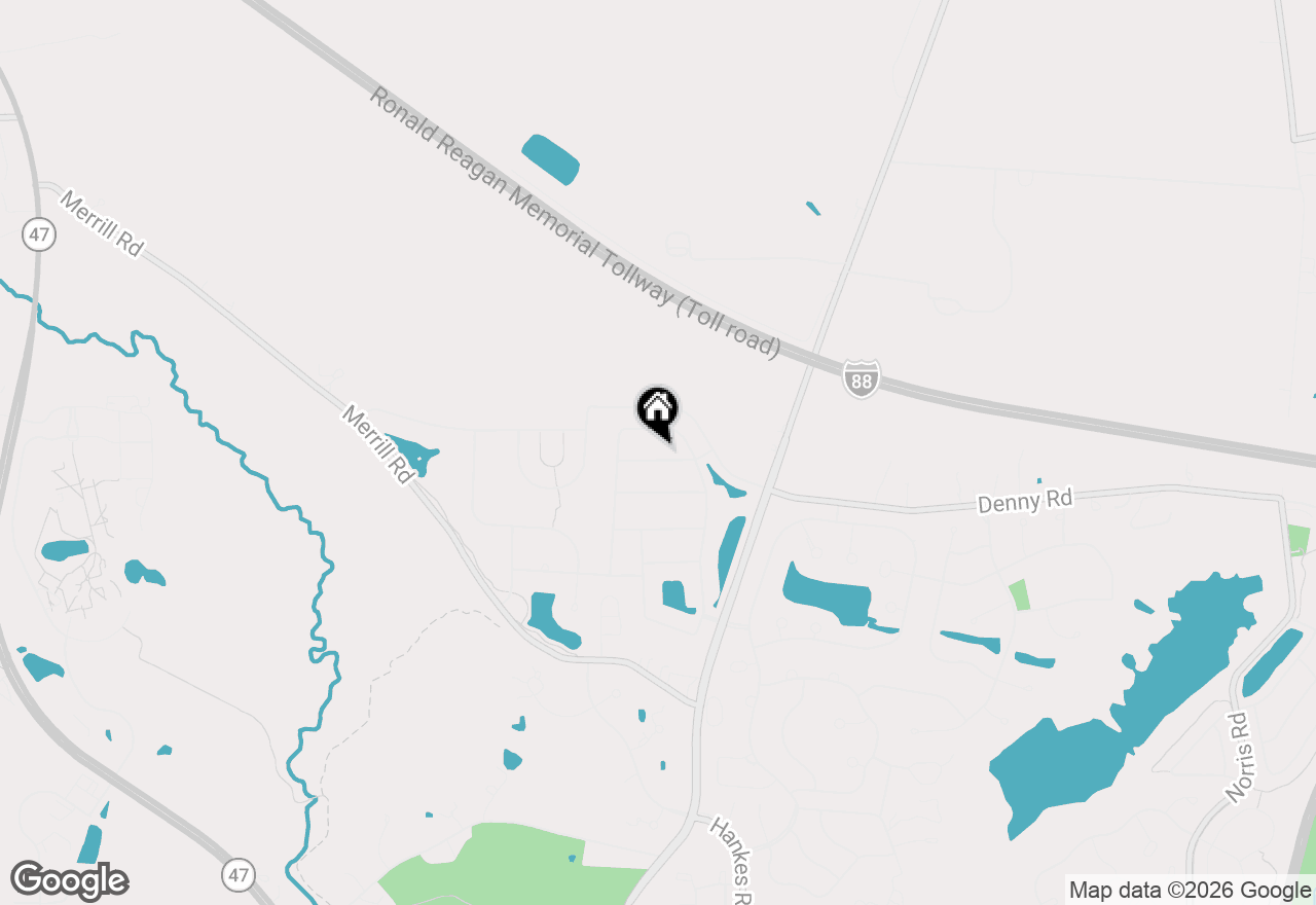 Map of 614 Pine Street, Sugar Grove, IL 60554