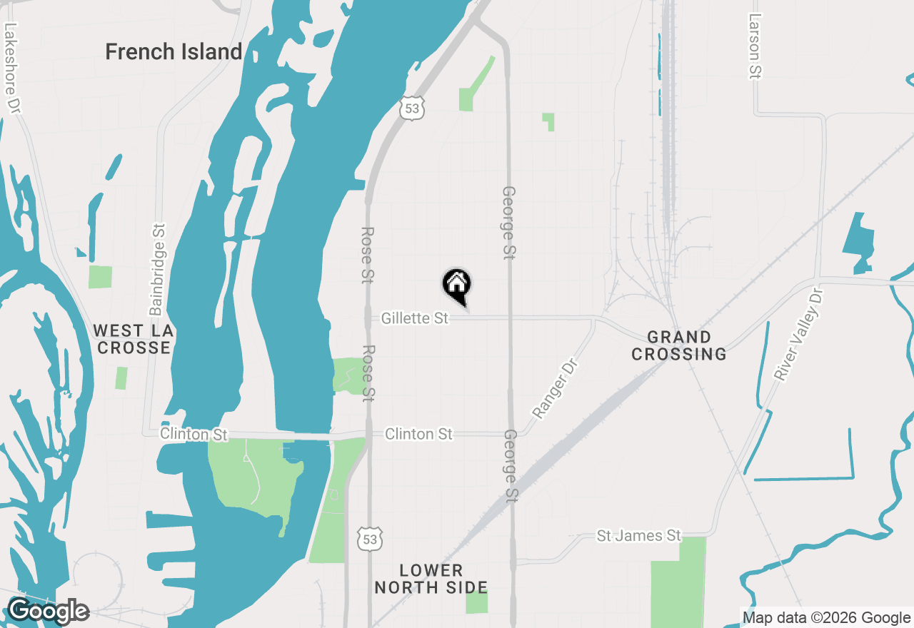 Map of 1603 Charles St, La Crosse, WI 54603