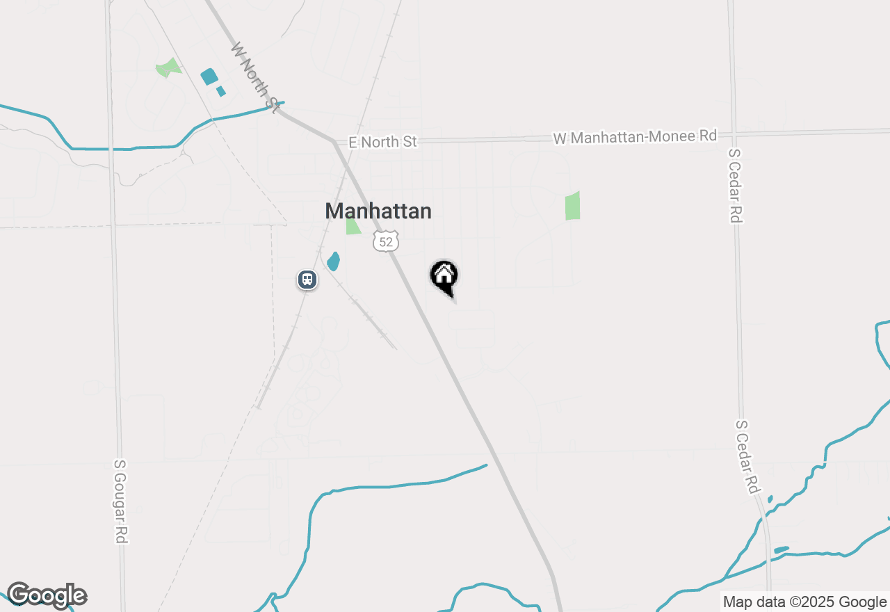 Map of 15130 W Oxford Lane, Manhattan, IL 60442