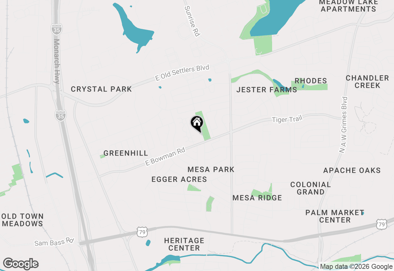 Map of 515 Sierra Cv, Round Rock, TX 78664