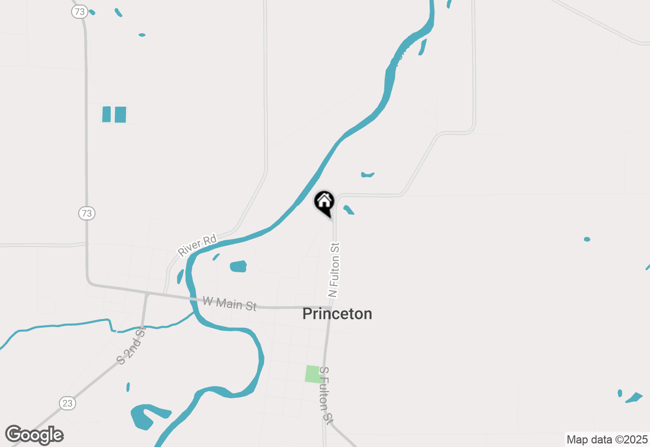 Map of 502 N Clinton Street, Princeton, WI 54968