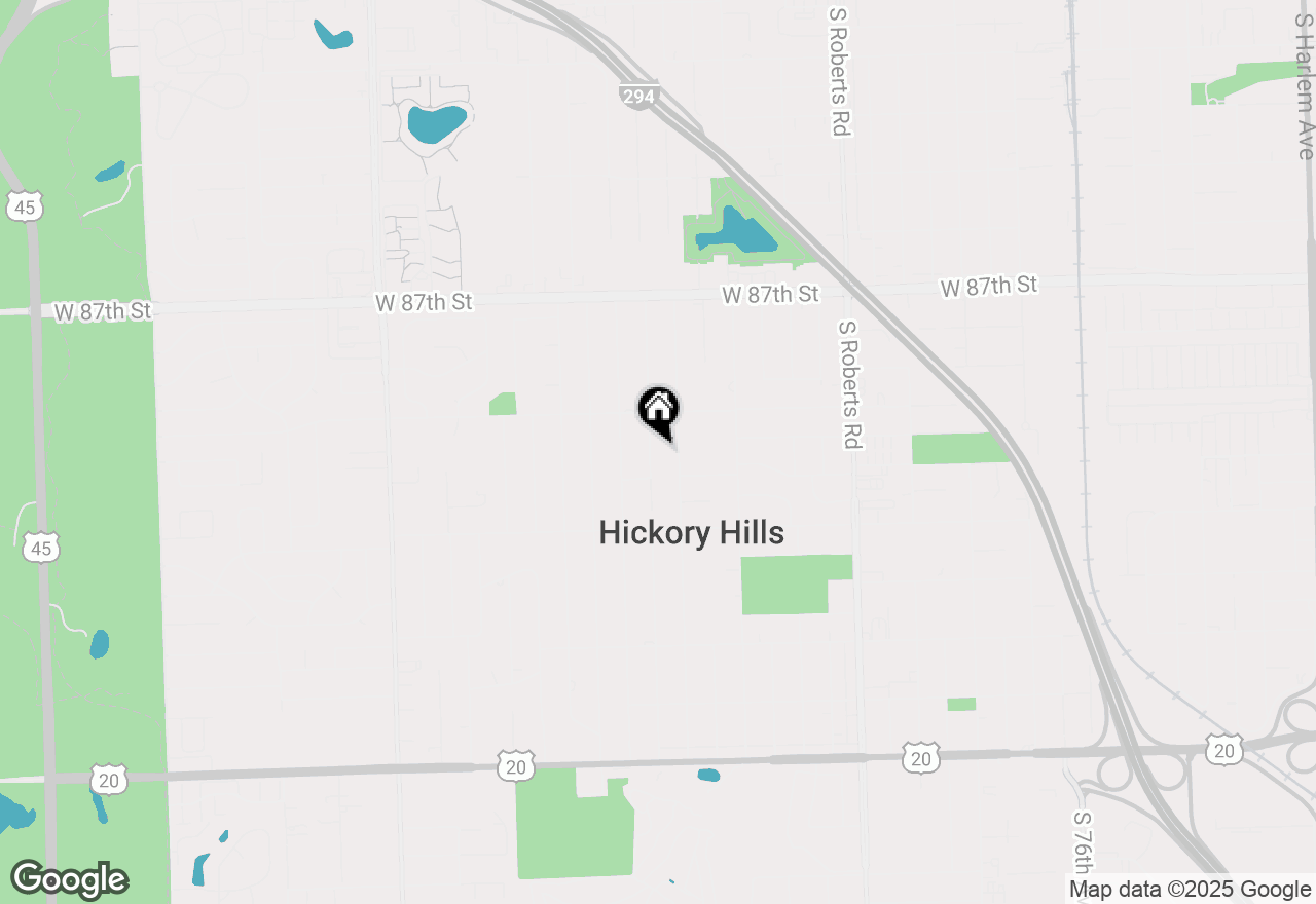 Map of 8931 S 83rd Court, Hickory Hills, IL 60457
