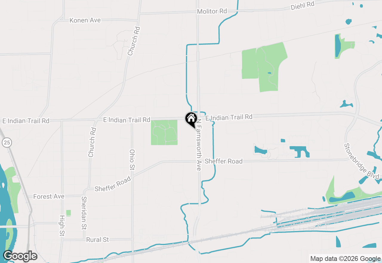 Map of 1110 N Farnsworth Avenue #310, Aurora, IL 60505