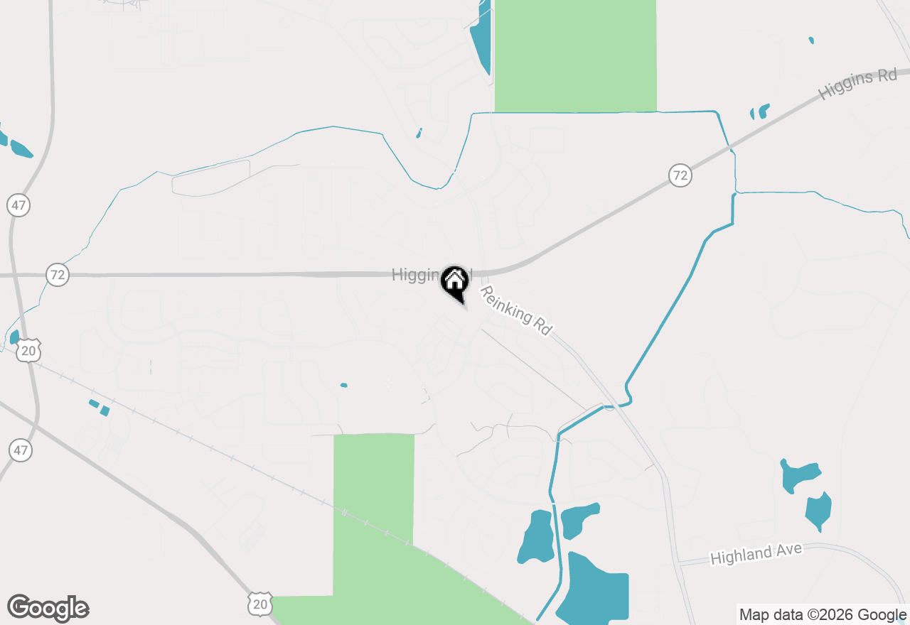 Map of 914 Clover Lane #914, Pingree Grove, IL 60140