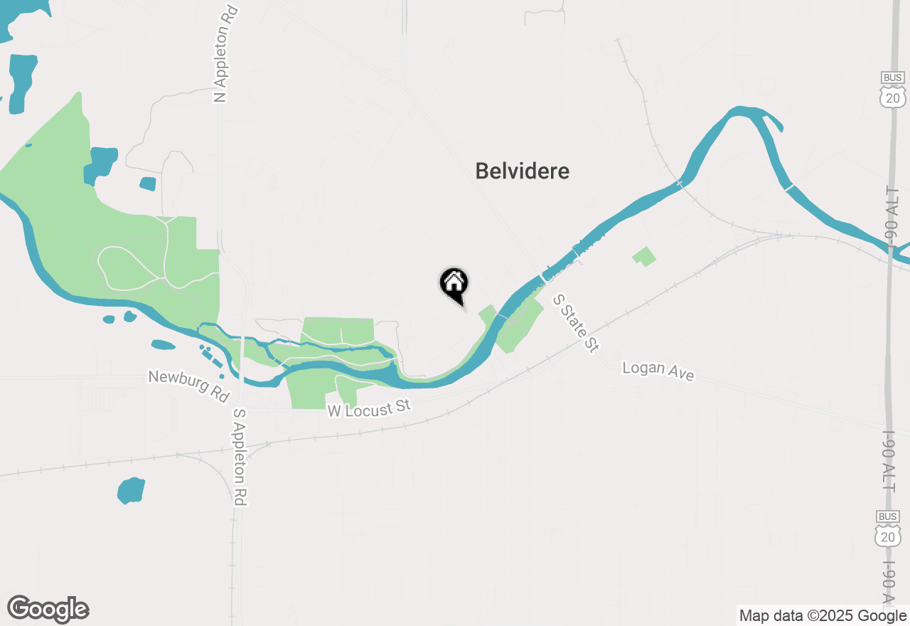 Map of 145 Gladys Court, Belvidere, IL 61008