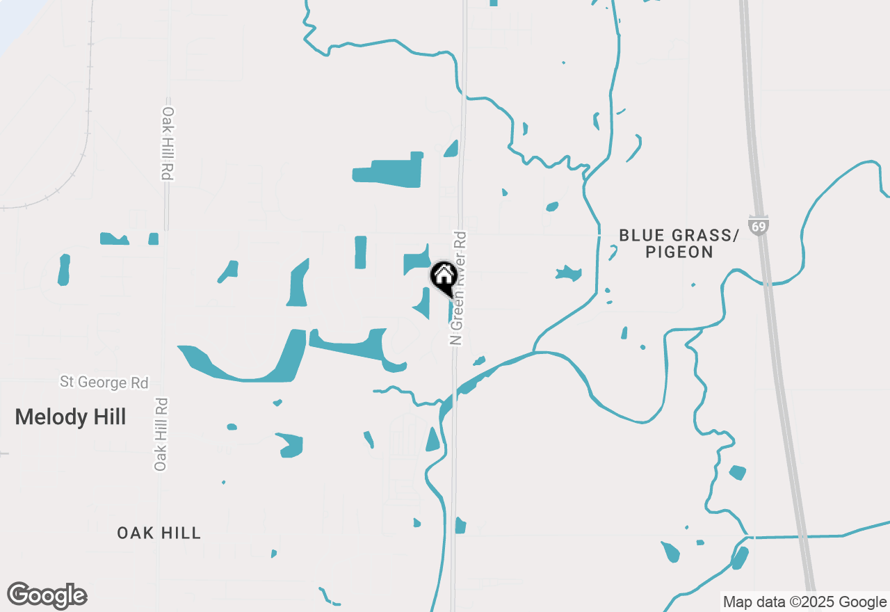 Map of 5849 Porterfield Drive, Evansville, IN 47711