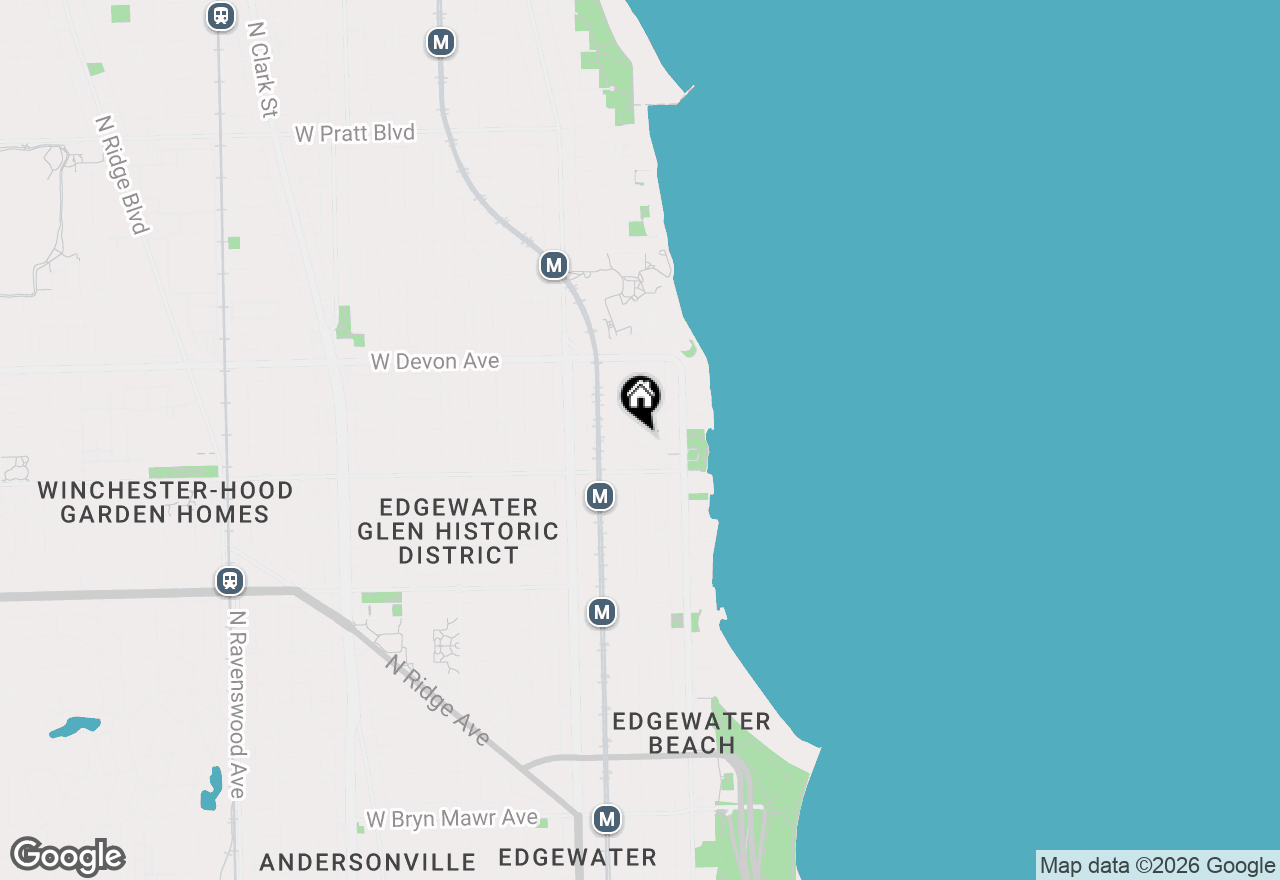 Map of 6230 N Kenmore Avenue #904, Chicago, IL 60660