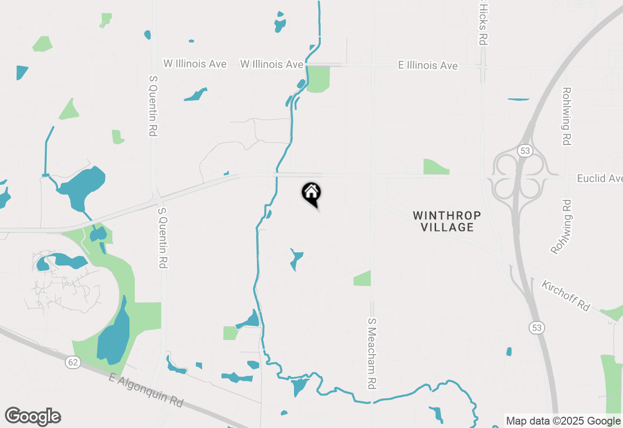 Map of 2300 Lisa Court, Palatine, IL 60067