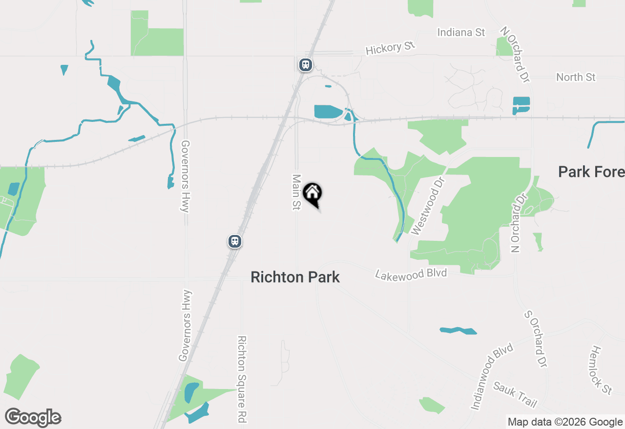 Map of 197 Washington Street, Park Forest, IL 60466