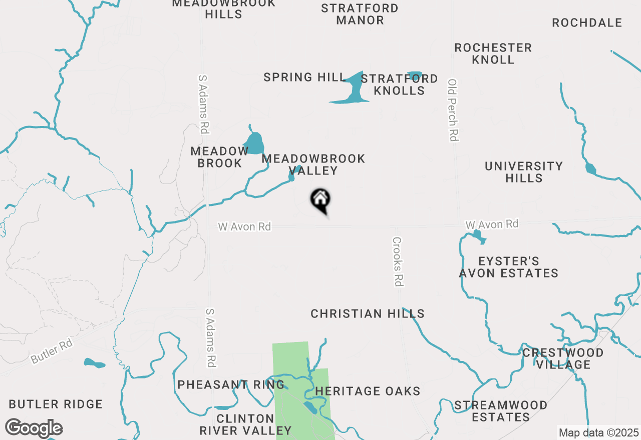 Map of 821 Stanford Circle, Rochester Hills, MI 48309