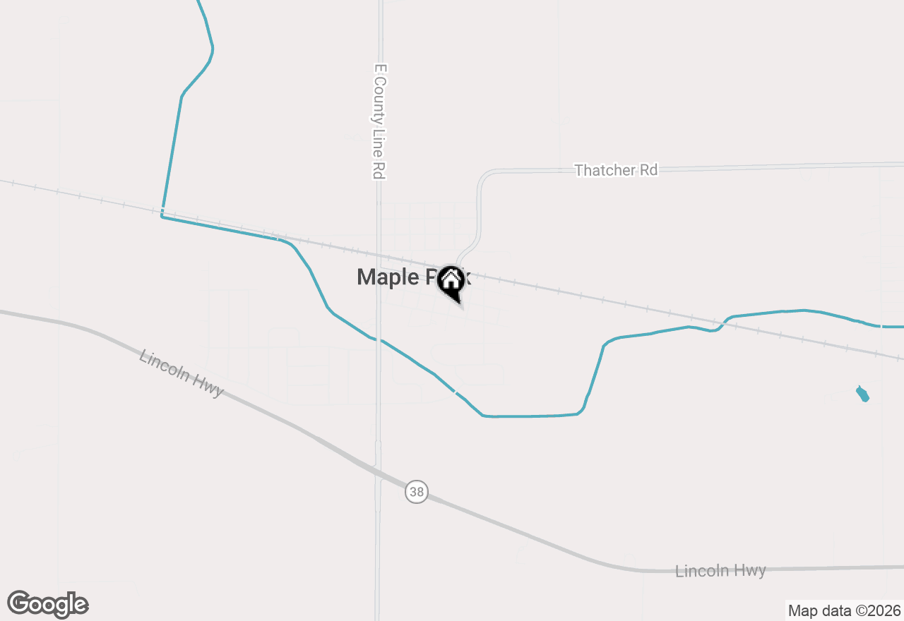 Map of 603 Willow Street, Maple Park, IL 60151