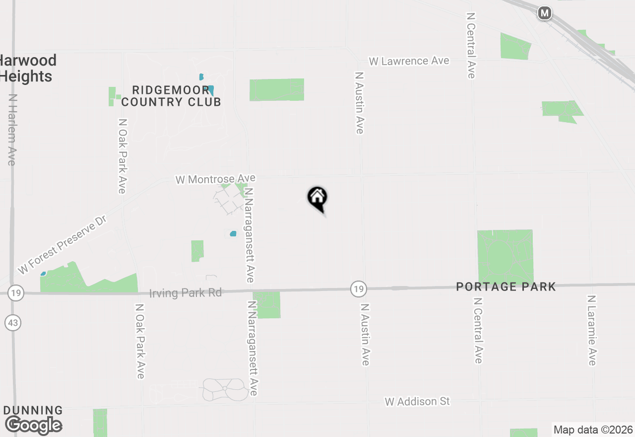 Map of 4230 N Moody Avenue, Chicago, IL 60634