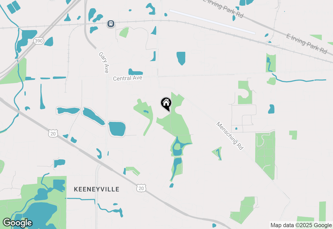 Map of 1125 Darby Lane, Roselle, IL 60172