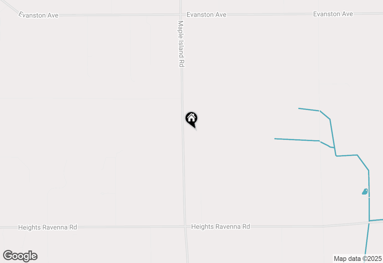 Map of 2842 S Maple Island Road, Ravenna, MI 49451