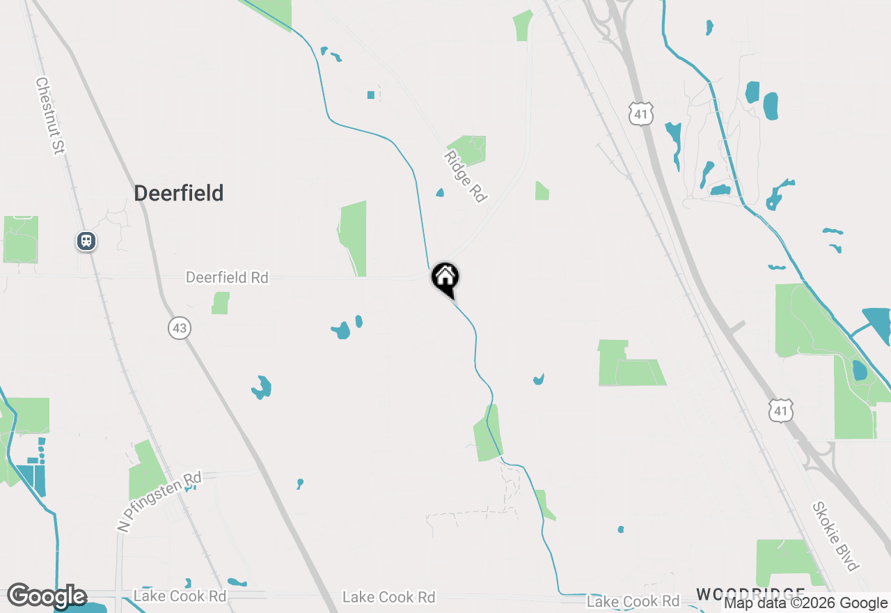 Map of (Address confidential), Deerfield, Illinois 60015