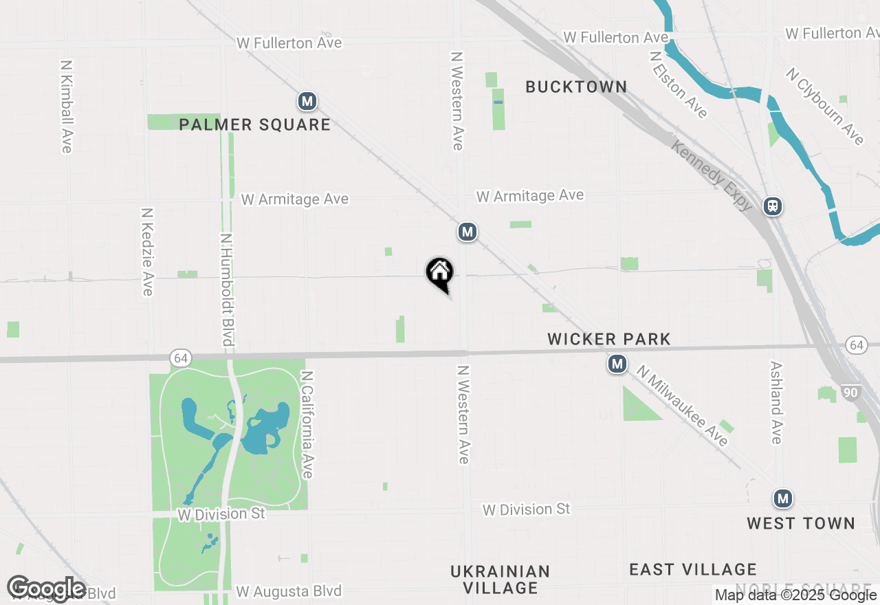 Map of 1718 N Artesian Street, Chicago, IL 60647