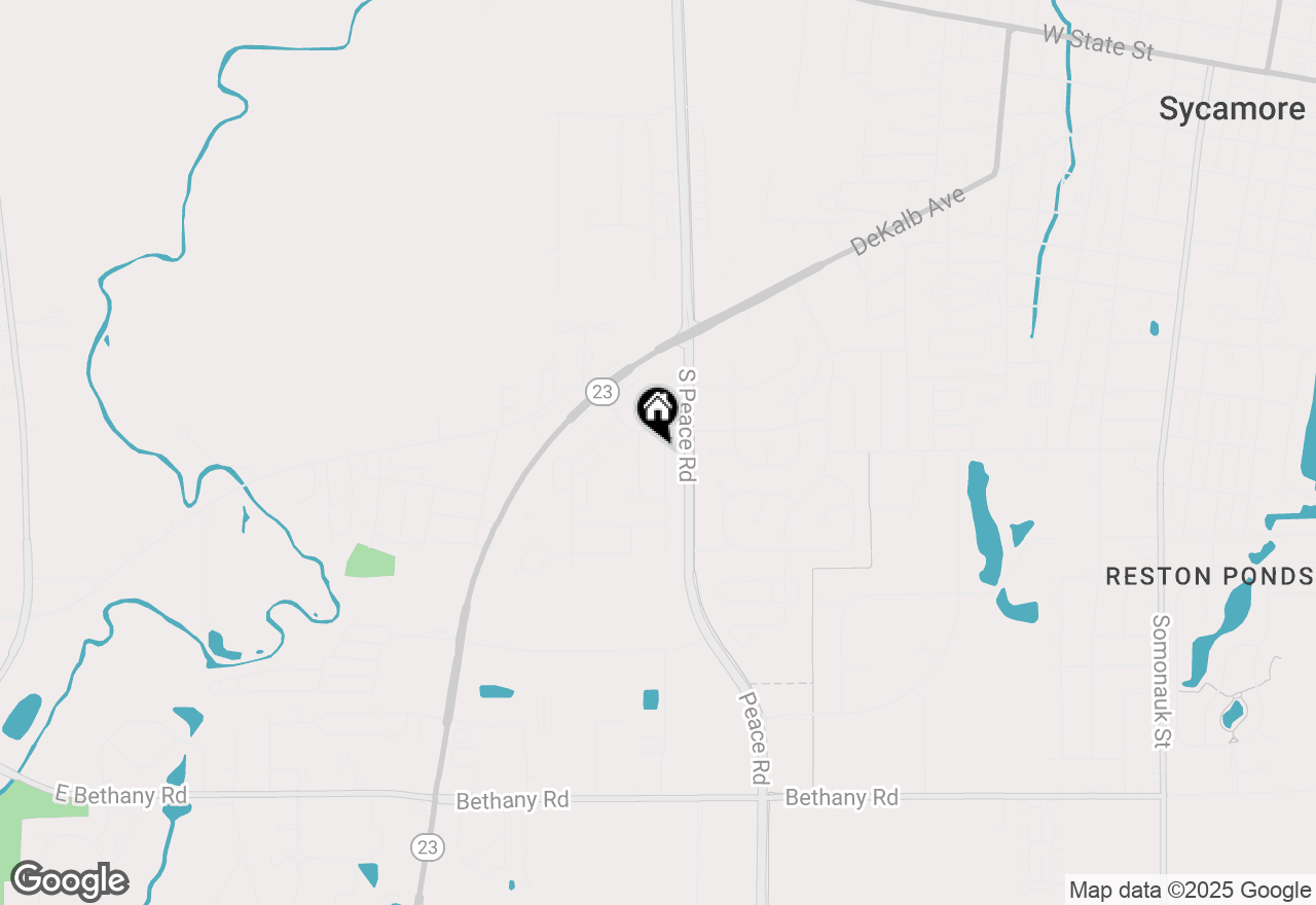 Map of 1521 Pebblewood Drive #1521, Sycamore, IL 60178