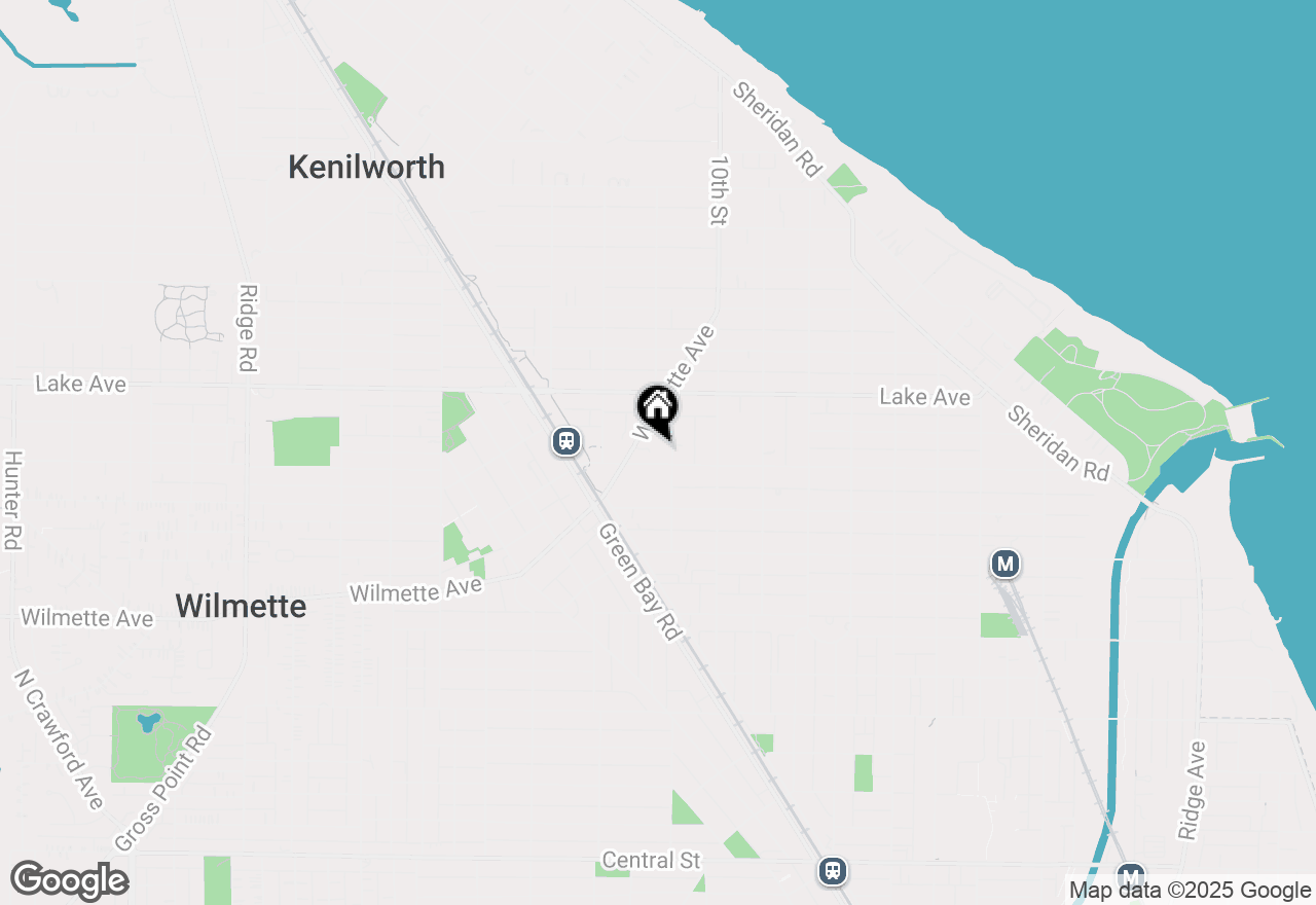 Map of 705 11th Street #311, Wilmette, IL 60091