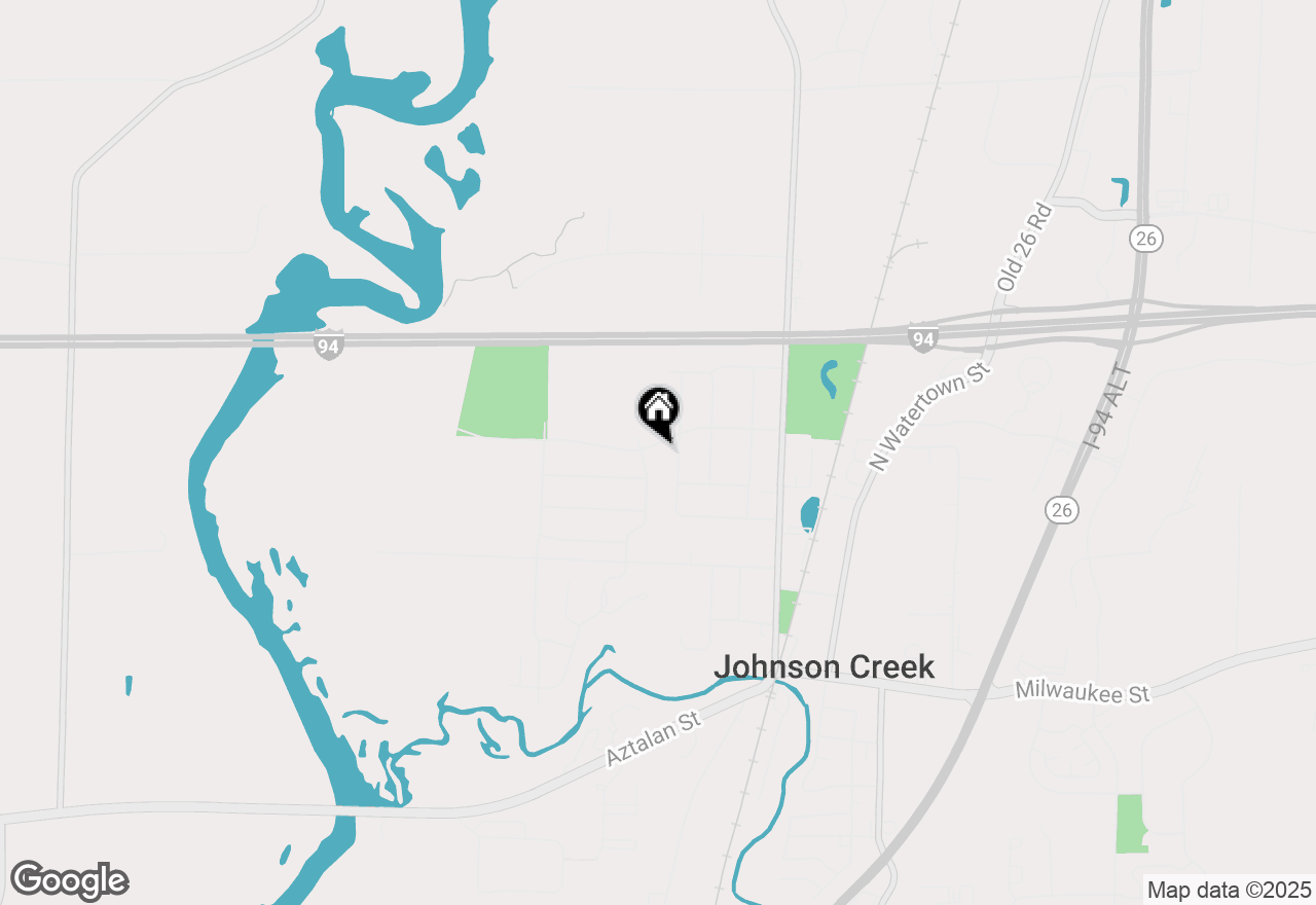 Map of 301 Midge St, Johnson Creek, WI 53038