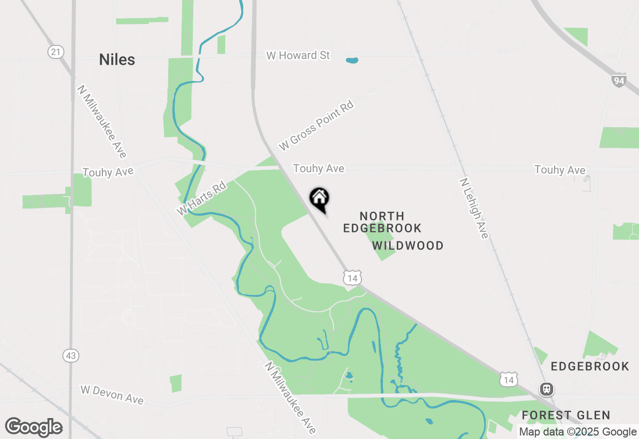 Map of 7049 N Caldwell Avenue, Chicago, IL 60646