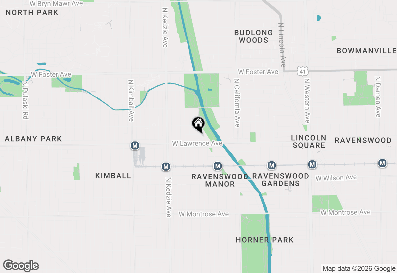 Map of 3013 W Gunnison Street #2W, Chicago, IL 60625