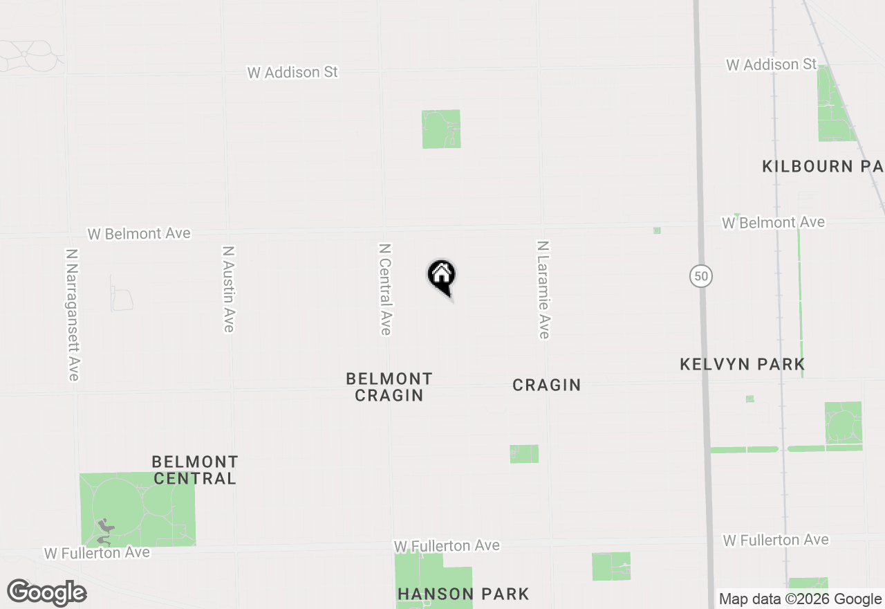 Map of 5434 W Wellington Avenue #1E, Chicago, IL 60641