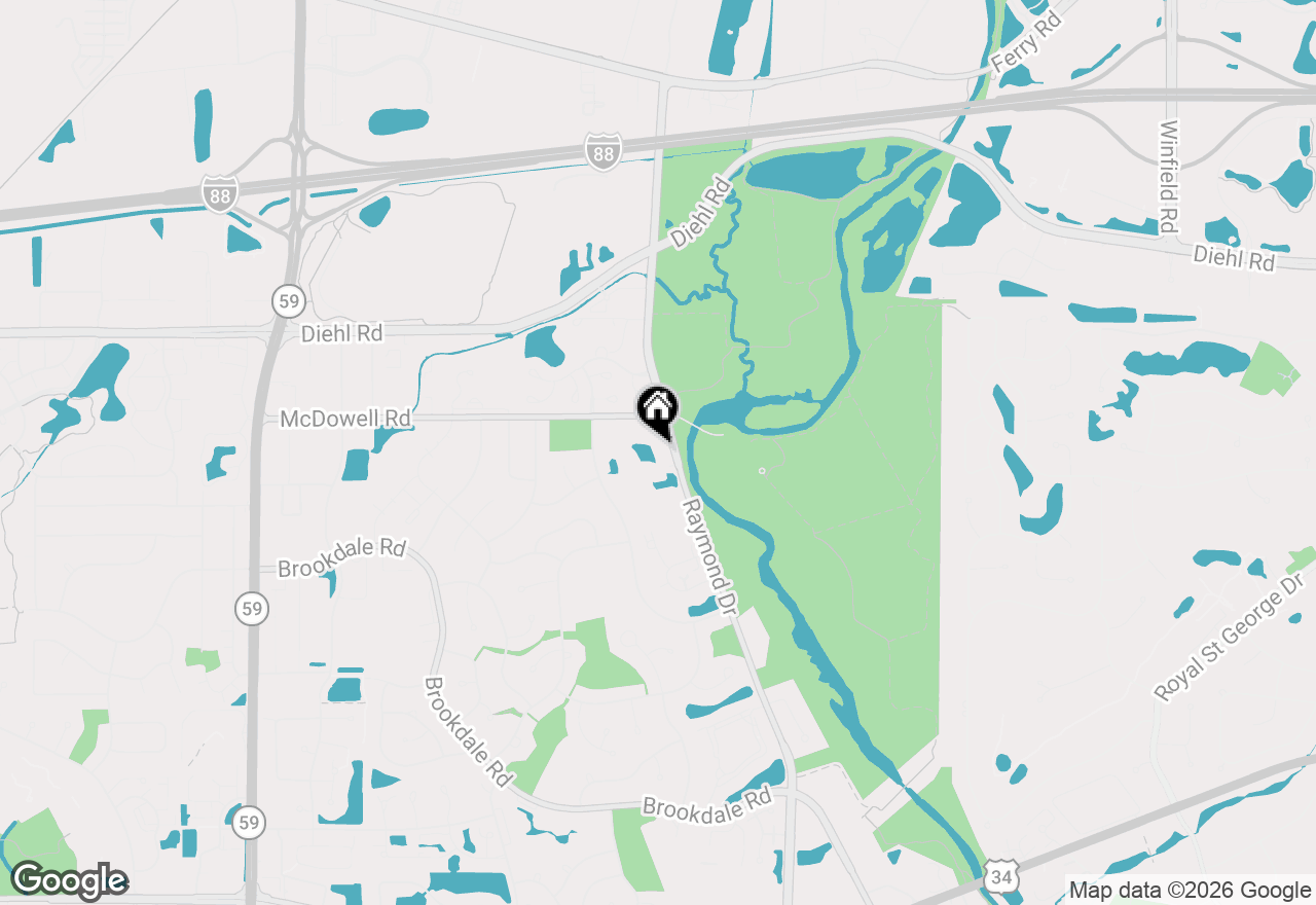 Map of 1565 Raymond Drive #201, Naperville, IL 60563