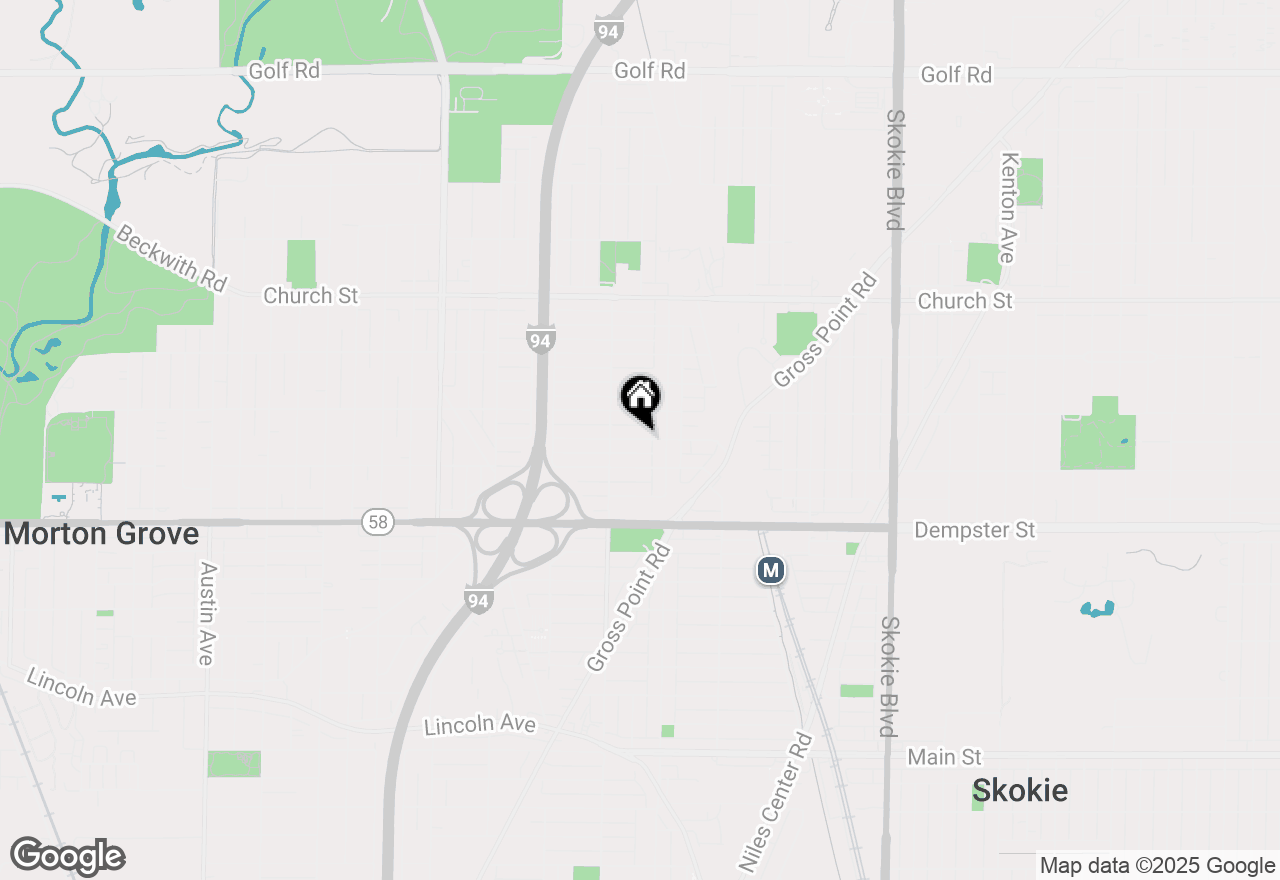 Map of 5247 Suffield Court, Skokie, IL 60077