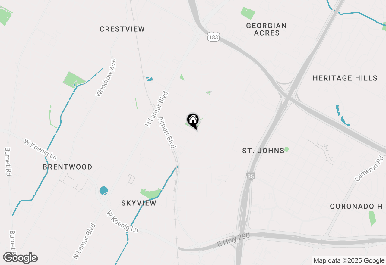 Map of 400 Swanee Drive Unit A Dr #A, Austin, TX 78752