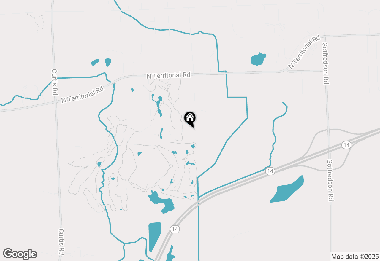 Map of 5725 S Weed Road, , MI 48170