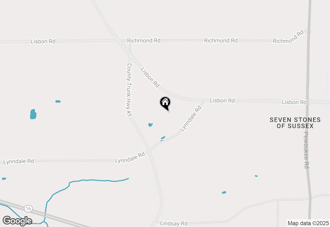 Map of N51W26197 Autumn Trl, Pewaukee, WI 53072