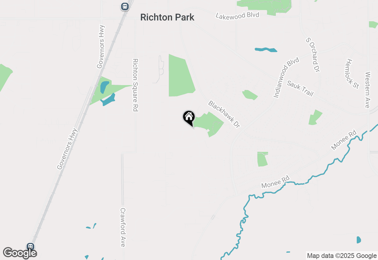 Map of 304 Shawnee Street, Park Forest, IL 60466