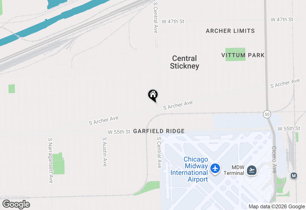Map of 5303 S Parkside Avenue, Chicago, IL 60638