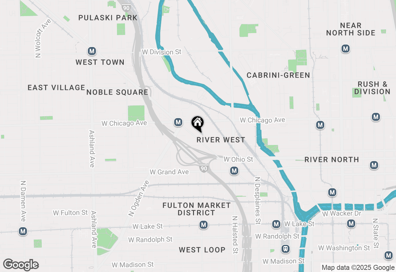 Map of 713 N Milwaukee Avenue #403, Chicago, IL 60642
