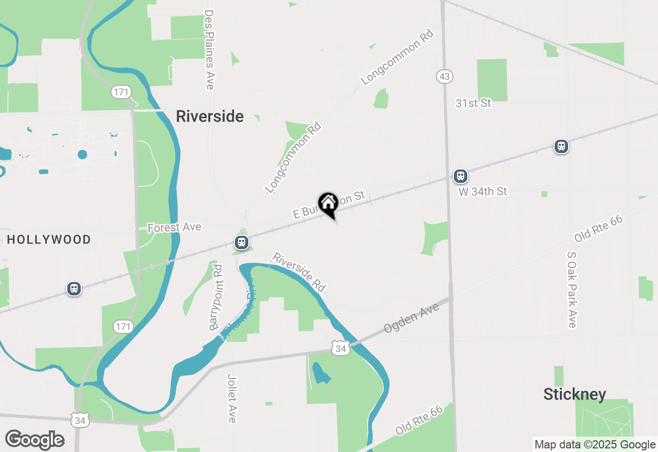 Map of 141 E Quincy Street, Riverside, IL 60546