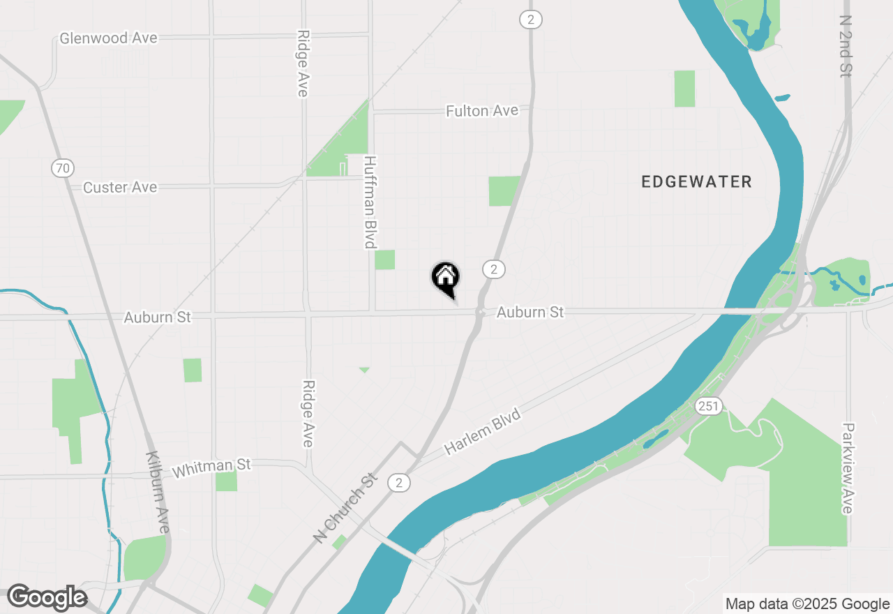 Map of 1425 Auburn Street, Rockford, IL 61103