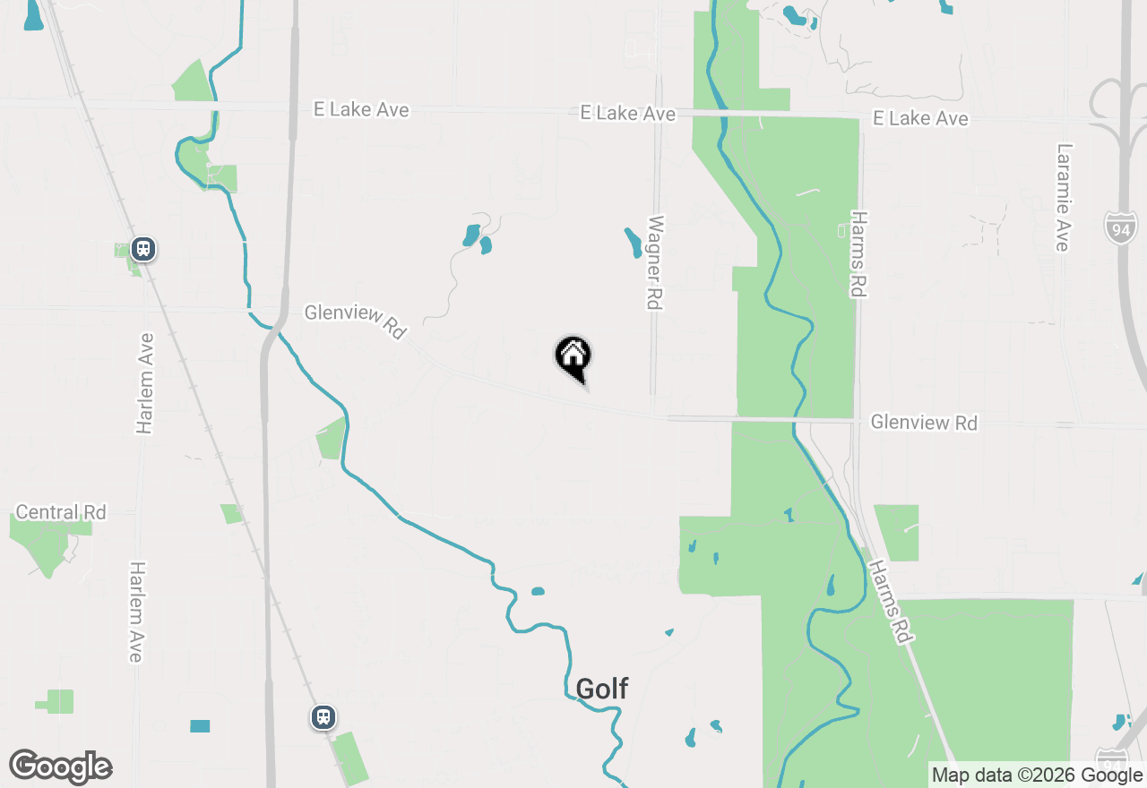 Map of 809 Lenox Road, Glenview, IL 60025