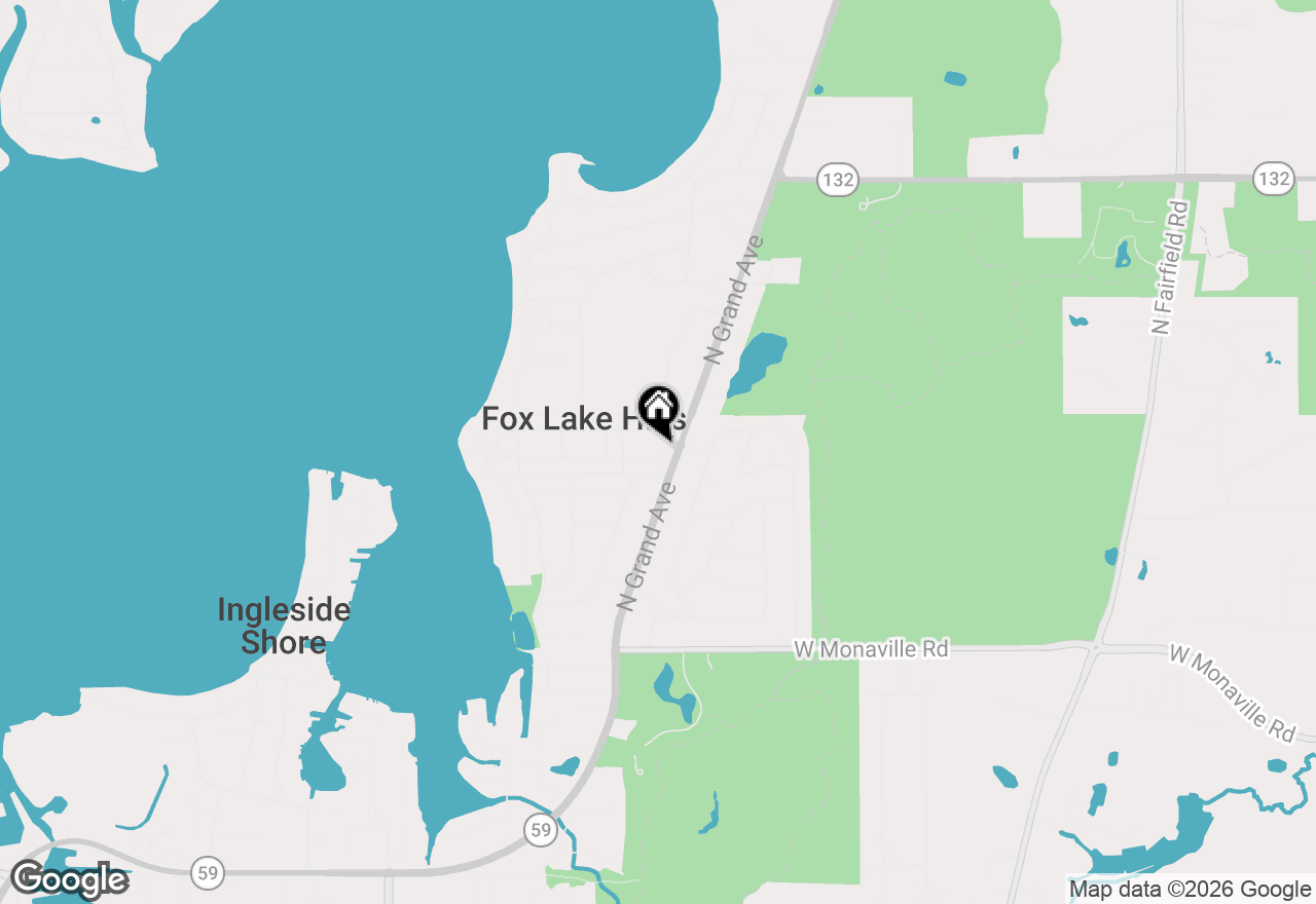 Map of 25410 W Arcade Drive, Lake Villa, IL 60046